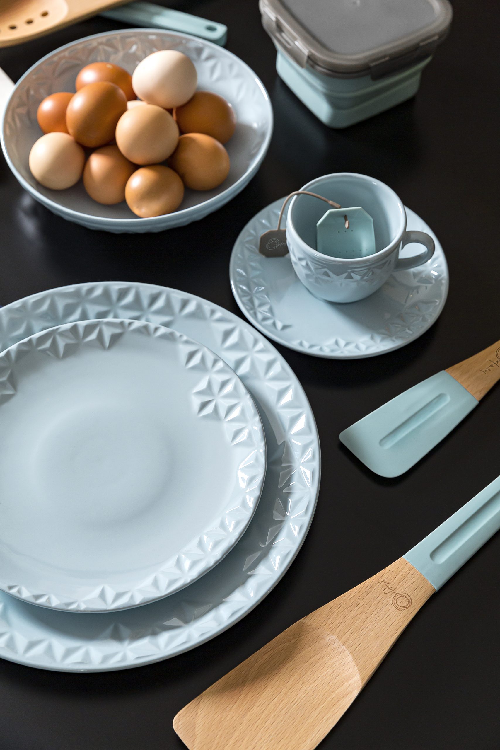 Prato Raso Coupe 17,8cm Ocean Azul Oscuro Porcelana Corona - Maesttro  Utensílios Profissionais