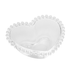 Jogo de Bowls Cristal Coração Pearl 2 Peças - 15 cm