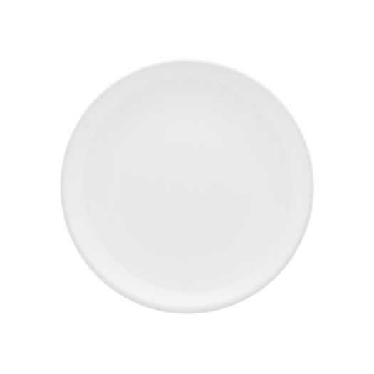 Prato de Sobremesa Porcelana Unni White Branco- 19 cm