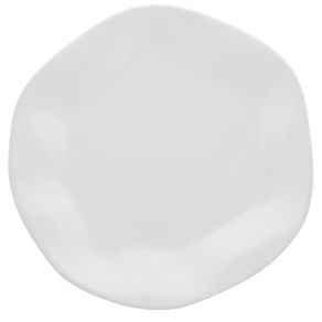 Prato Raso de Porcelana White Branco - 27,5cm