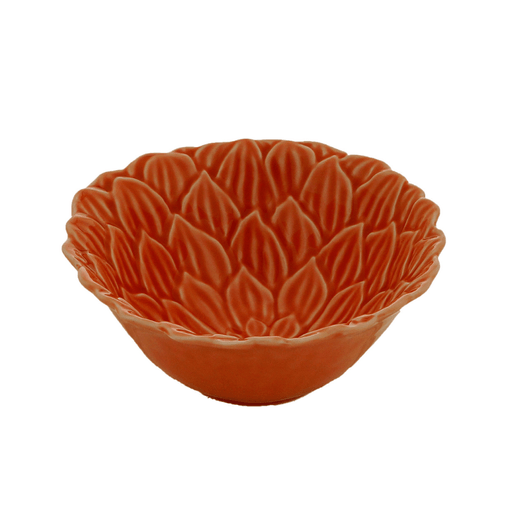 Bowl Porcelana Daisy Flor Coral - 14 cm
