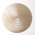 Jogo Americano Descanso de Prato Espiral Dourado - 38 cm