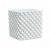 Cachepot Vaso Decorativo Branco e Cinza Cimento P - 14 cm