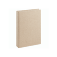 Caixa Livro em Linho Book Box Textura Natural Bege - 28 cm