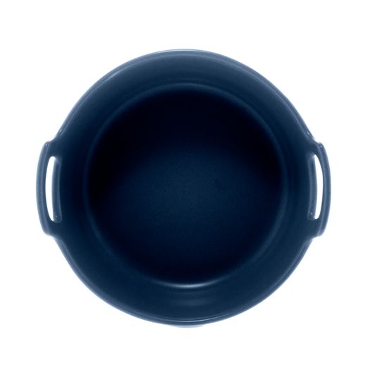 Mini Travessa Caçarola Porcelana Nordica Azul Marinho Matt - 16 cm