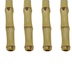 Jogo de Garfos Bambu Aço Inox - 4 Peças