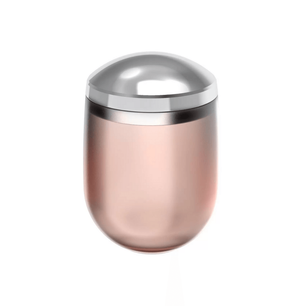 Porta Algodão de Polipropileno Belly Soft Rosa Nude Translucido - 8,5 cm