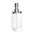 Dispenser Porta Sabonete Líquido Junip Transparente com Cromado - 380 ml