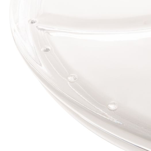 Prato para Bolo Boleira de Cristal Cronos Transparente 30,5cm x 21cm
