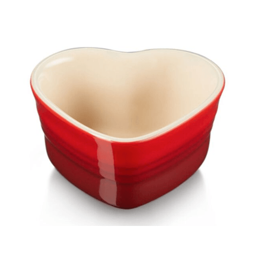 Ramekin Bowl em Formato de Coração Vermelho Le Creuset