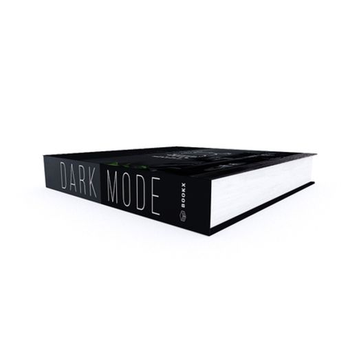 Caixa Livro Interior Design Dark Mode Preto 30cm