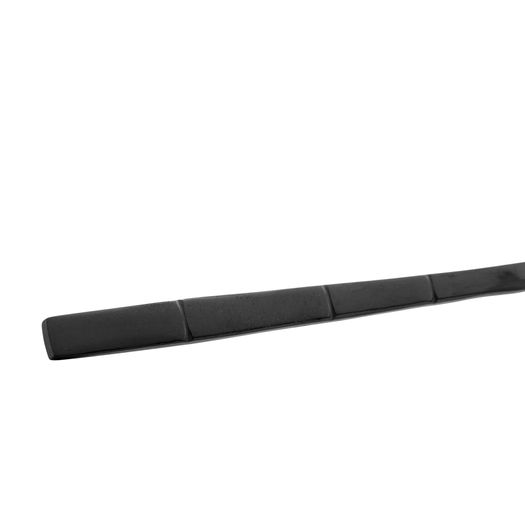 Jogo 6 Facas para Churrasco Estilo Bambu Aço Inox Elegant Preto Ônix 22,3 cm