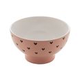 Bowl em Cerâmica Coração Rosa 13cm