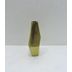 Vaso Sextavado Triangular Aluminio Dourado 16cm