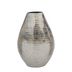 Vaso Oval Médio Alumínio Prata 22,9cm x 15,2cm