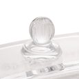 Manteigueira Cristal de Chumbo com Tampa Pearl 17cm x 10,5cm x 10cm