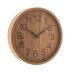 Relógio de Parede Wood Estilo Madeira Bambu 30cm