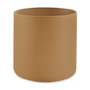 Vaso Cachepot em Metal Marrom 18cm