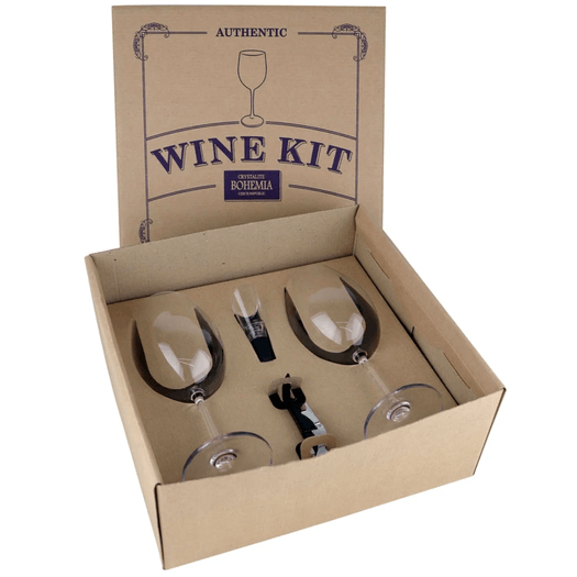Kit para Vinho Bohemia Authentic Collection 4 Peças