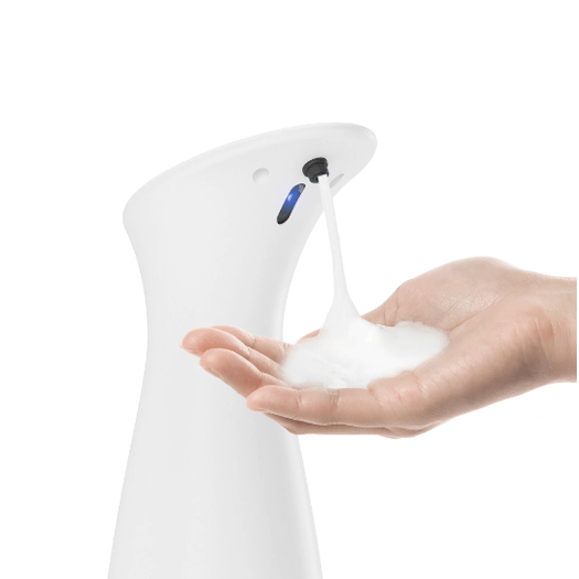Dispenser Porta Detergente Automático com Sensor Espuma Otto Branco 280ml
