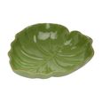 Folha Decorativa Banana Leaf em Cerâmica Verde 23,5cm