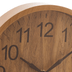 Relógio de Parede Wood Estilo Madeira Bambu 25,4cm