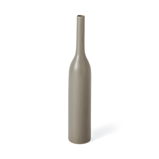 Vaso Decorativo em Cerâmica Cinza  29,5cm