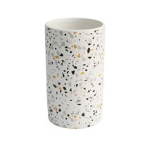 Vaso de Porcelana Decorativo Branco 18cm