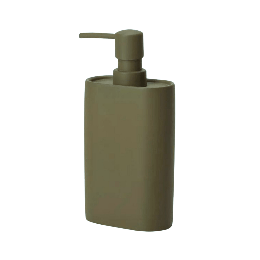 Dispenser Porta Sabonete Liquido Verde Militar 19cm