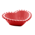Jogo 4 Bowls em Porcelana Coração Beads Vermelho 13cm Rojemac 28516