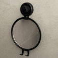 Espelho Antiembaçante com Ventosa Preto