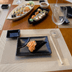 Prato para Sushi Fuji Preto 20,3cm x 13cm x 2,8cm