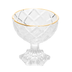 Taça para Sobremesa de Vidro com Fio de Ouro Deli Diamond 170ml