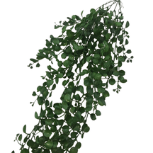 Pendente de Folhas Verde Escuro 75cm