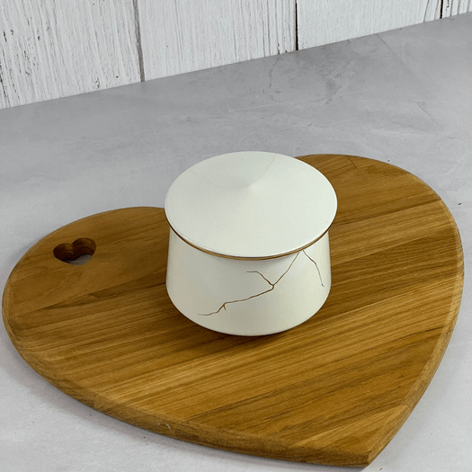 Manteigueira Francesa Brisa Branco 250g